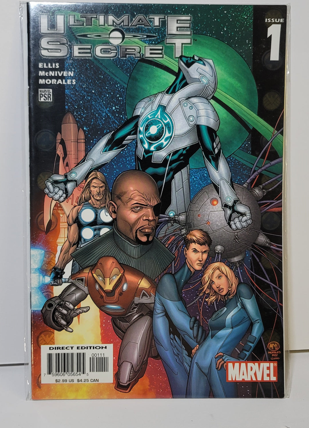 Último secreto número 1 Marvel Comics: Nick Fury, Iron Man, Thor +++