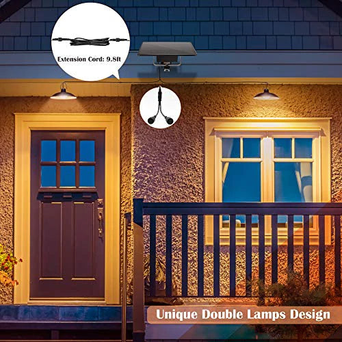 Solar Lights Home Outdoor Indoor LED Solar Pendant Lights: White Warm