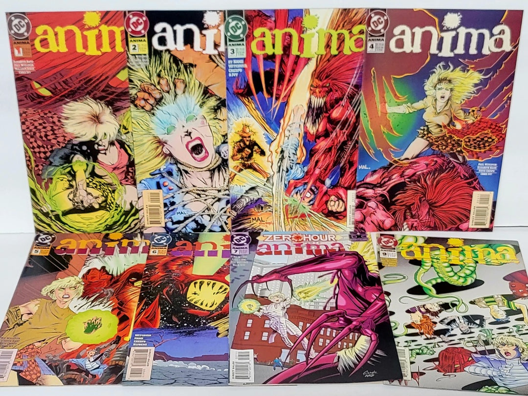 Anima 1-7 + 9 DC Universe Comic Book Collection