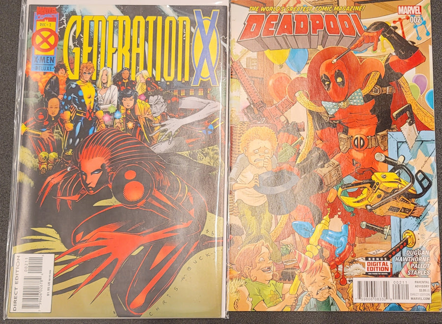 Deadpool #2 & Generation X 2nd issue Comic book - Deal Changer