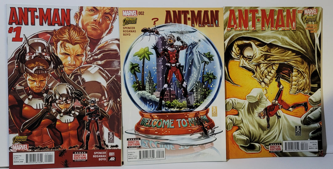 ANT-MAN Comic Book Collection Issues 1-5 Marvel Avengers Now 2015