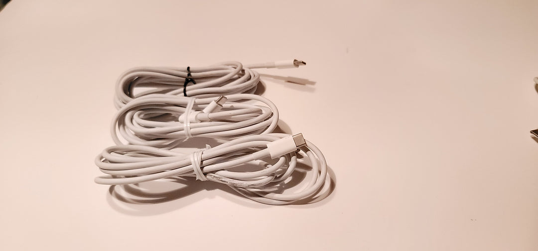 Paquete de 3 cables Apple USB-C a Lightning (2 m)
