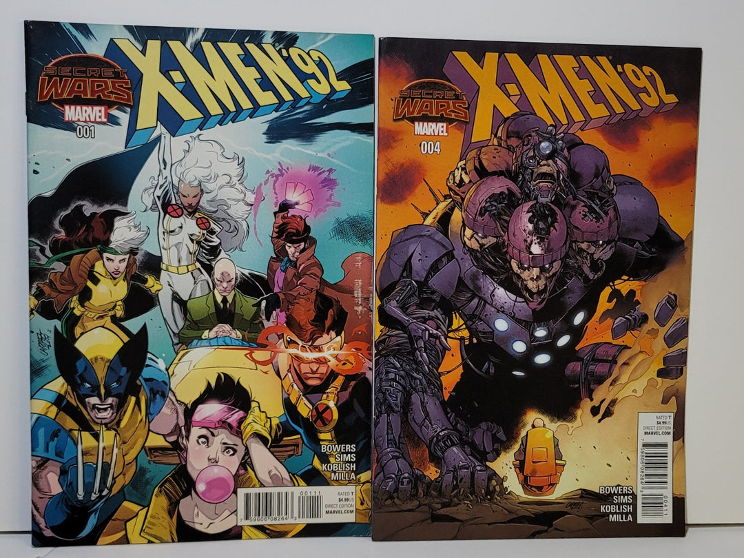 X-Men 92' Secret Wars Números 1, 4 Marvel