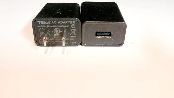 15: AC Mobile Charger Wall Plug Adapter Teka012-0502000UK .35a 2000ma