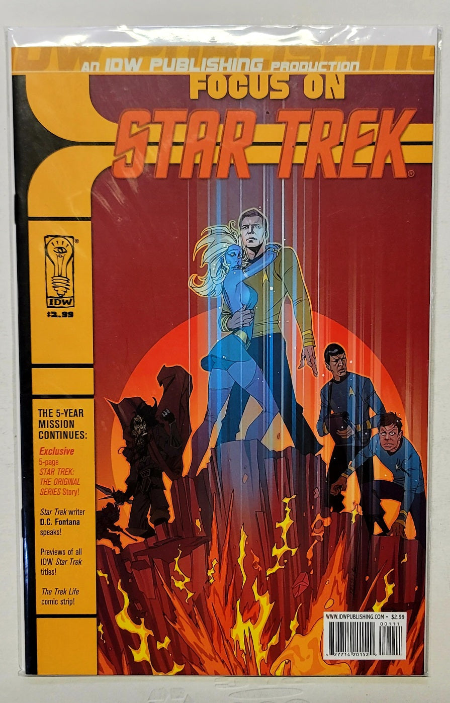 Centrarse en Star Trek: Comic Book IDW Historia de la serie original de cinco años