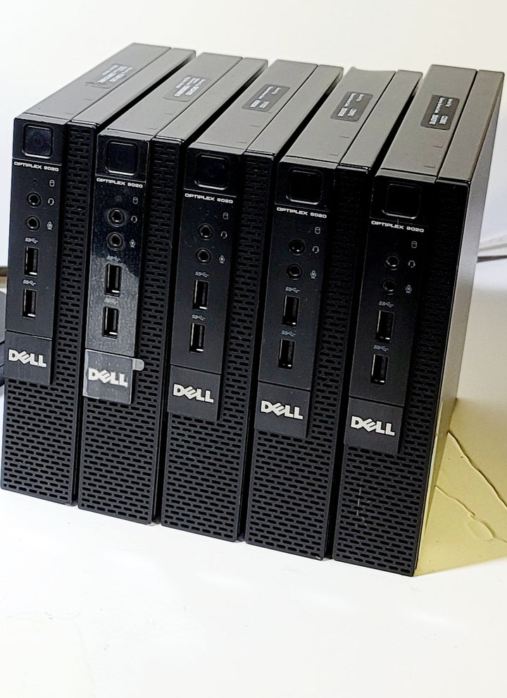 5 Computadoras de escritorio Dell Micro Optiplex 9020 i5 3.30GHz 8GB 256GB SSD Win 10 Pro