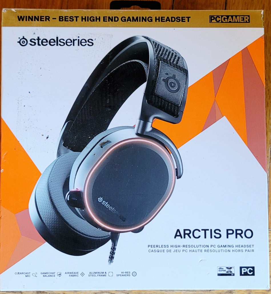 Steelseries Arctis Pro DTS 2.0 Windows Headphones - Xbox X/S Nintendo PS4/5