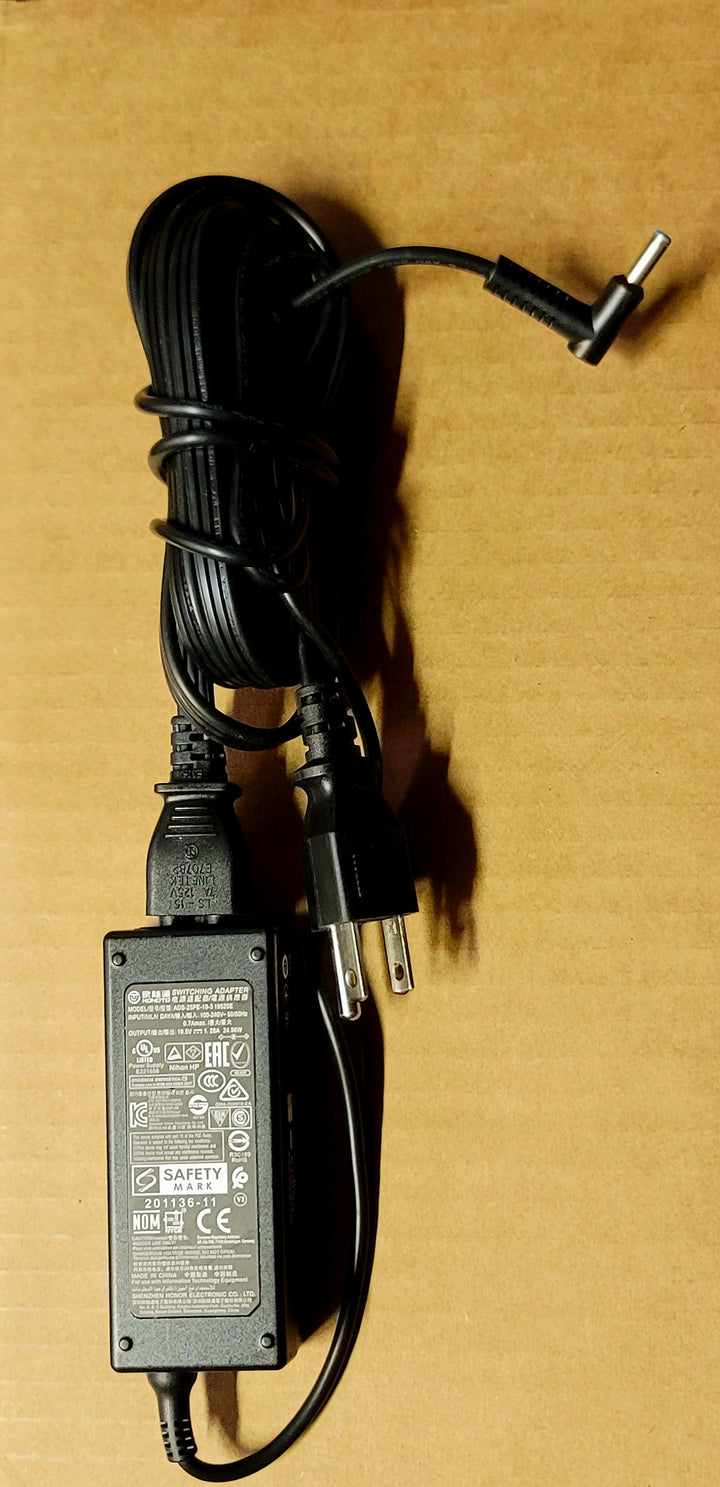 Adaptador de alimentación de CA Honoto 25W 19.5V (ADS-25PE-19-3) con cable de alimentación (EX)