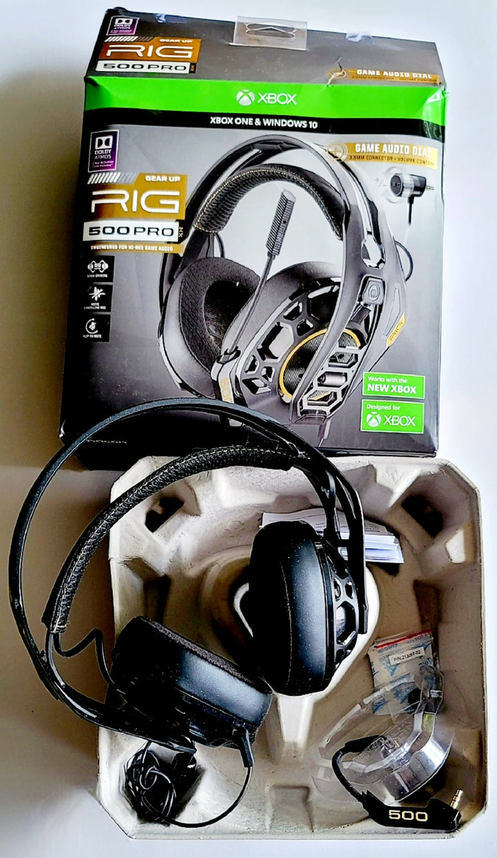 RIG 500 PRO HX 3D Audio Gaming Headset for Xbox series X|S and Xbox One Windows 10 11- Black