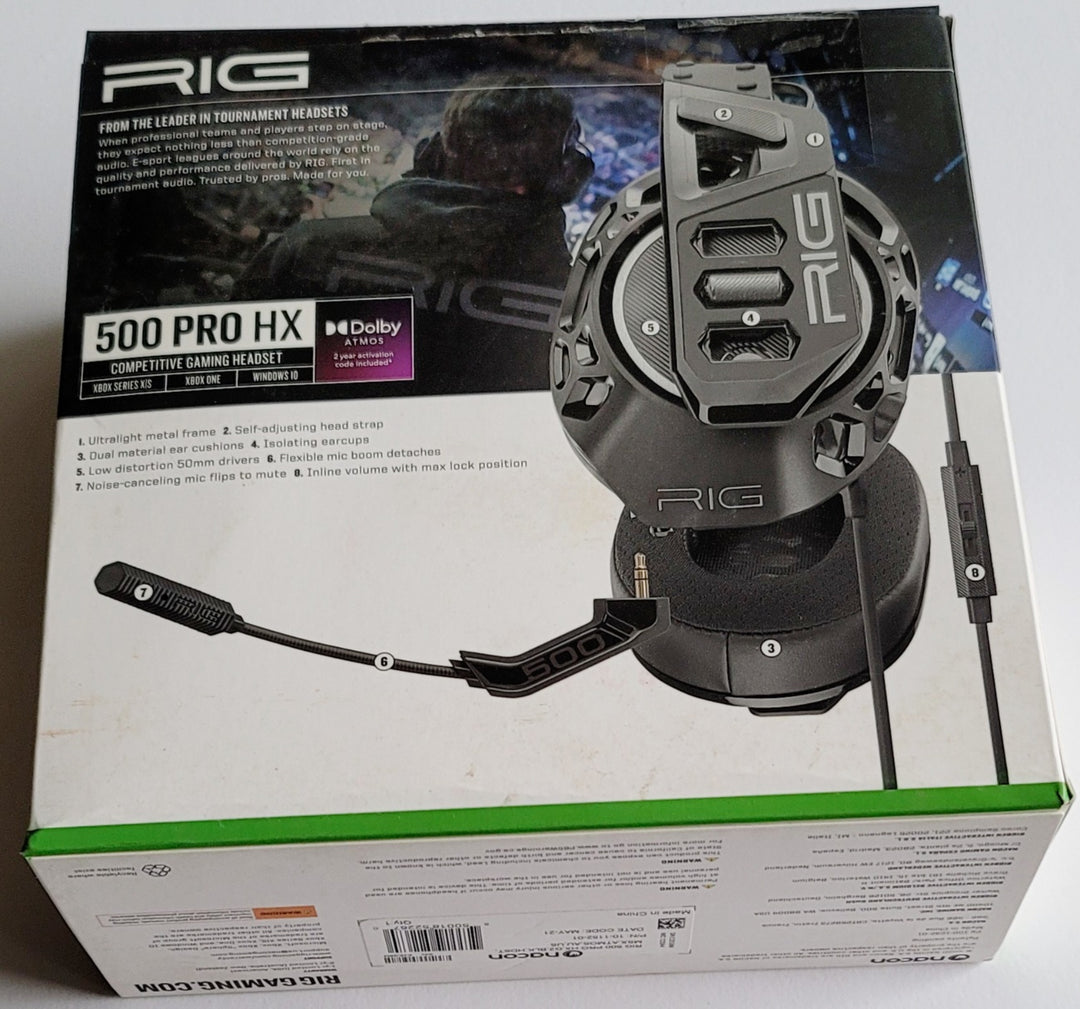 RIG 500 PRO HX Gen 2 Gaming Headset for Xbox Series X|S Xbox One Windows 10 11
