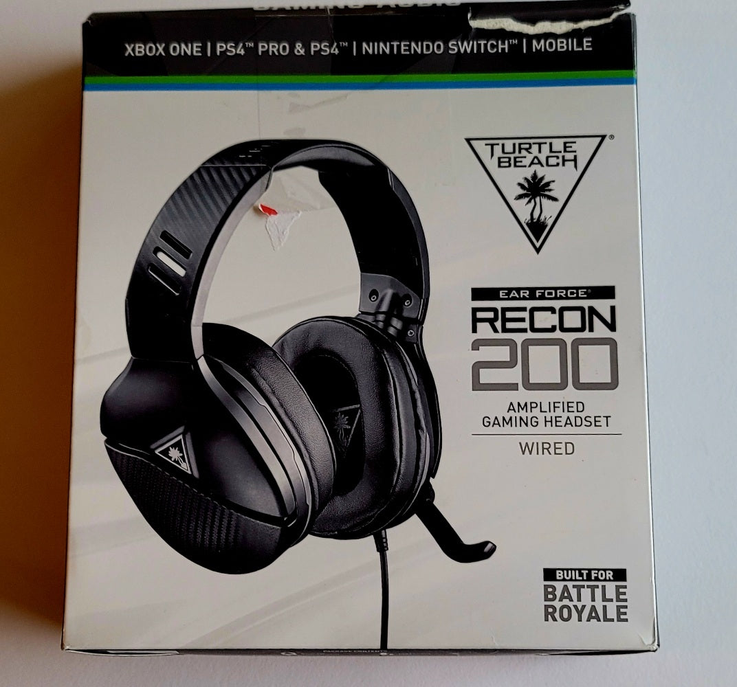 Turtle Beach Recon 200 TBS-3200-02 Gaming Headset for Xbox One, PS4 - Black