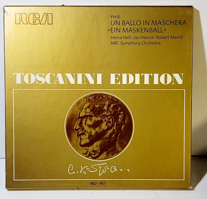 Verdi - Un Ballo in Maschera (1867-1957) Toscanini Edition LP VINYL