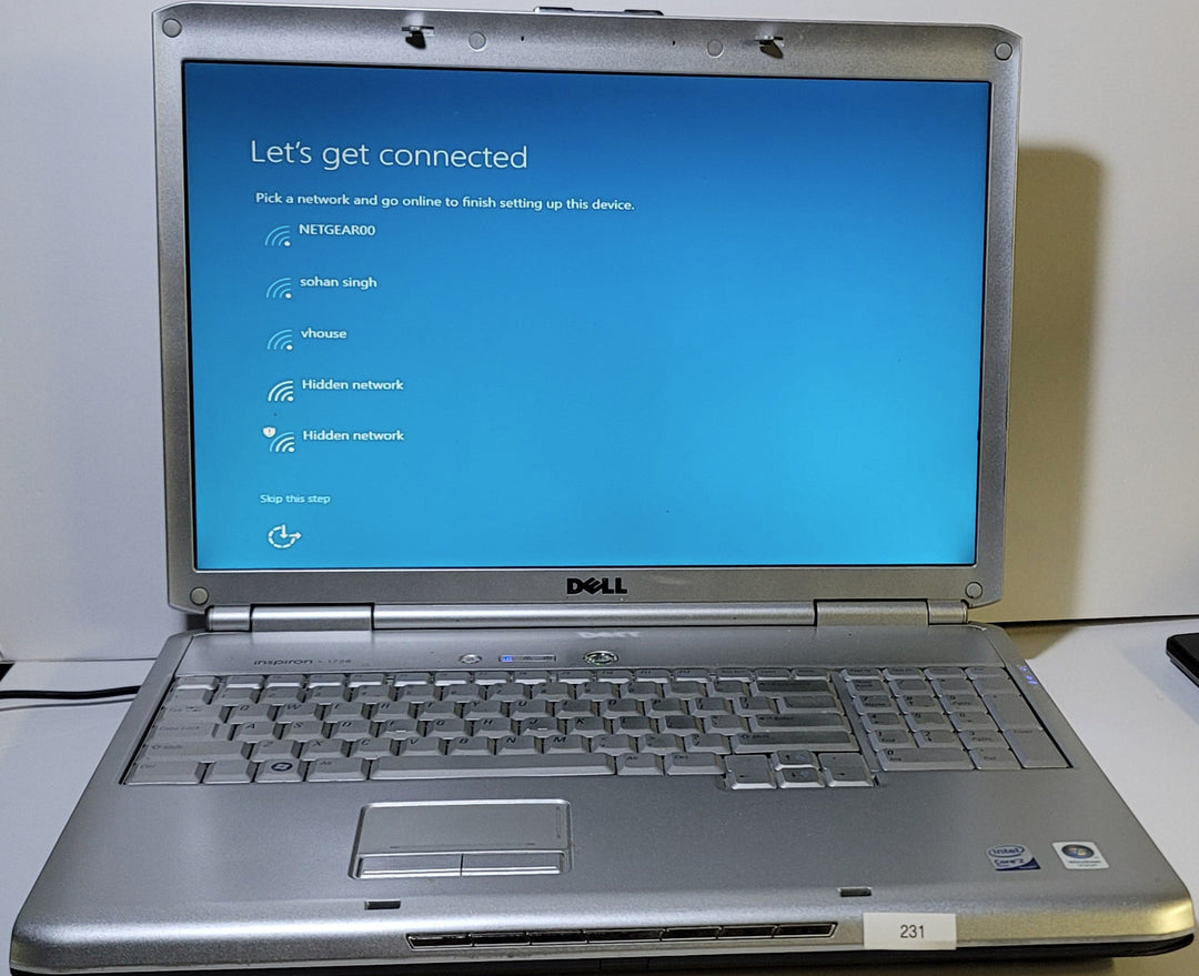 Dell Inspiron 1720 Laptop 17" 2.4Ghz 2GB 160GB Win 10 Pro - Deal Changer