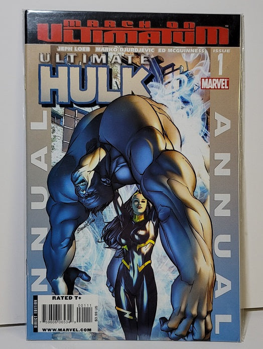 Ultimate Hulk Primera Marcha Anual de Marvel Comics en Ultimatum Hulk