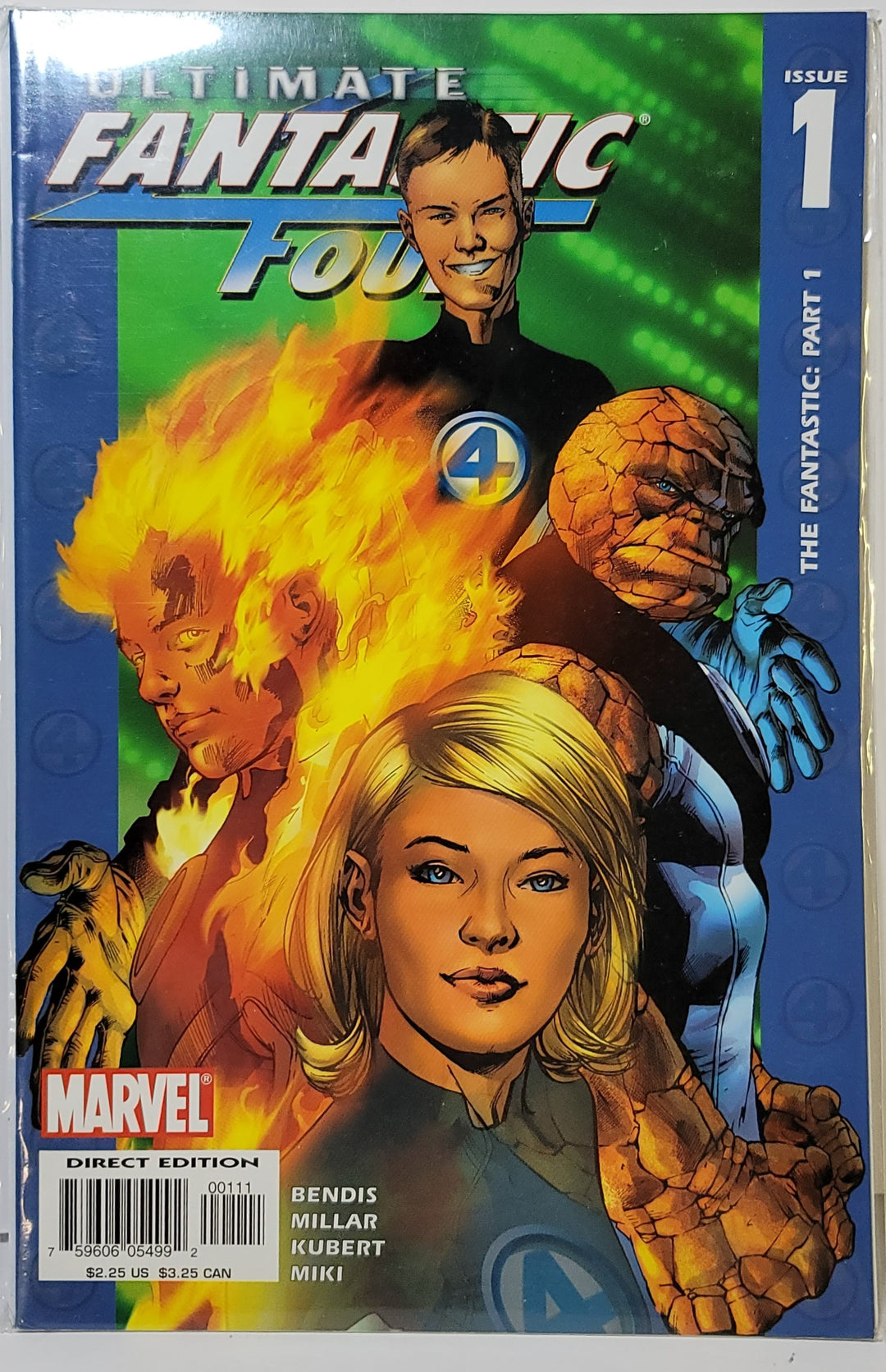 Marvel Comics Ultimate Fantastic Four 1 Single Marvel Comic Book