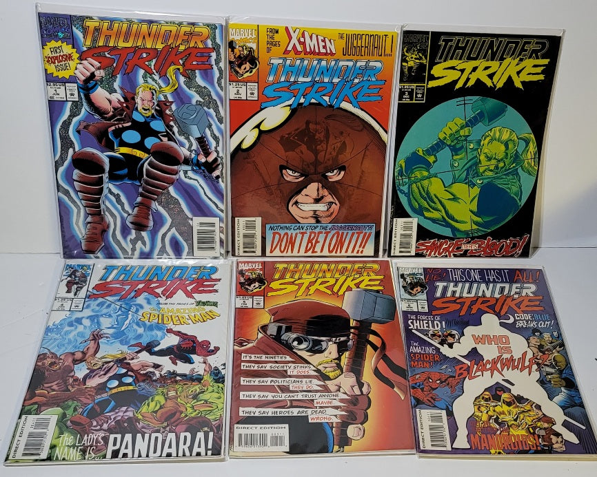 ThunderStrike Issues 1-13 Marvel 1993 Original