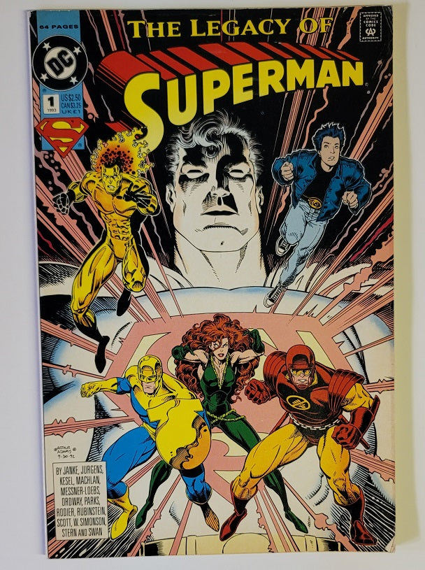 DC 漫画超人的遗产问题：1 单 68 页