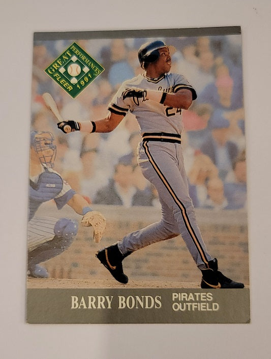 1991 Barry Bonds Fleer Pirates Outfielder Tarjeta de béisbol
