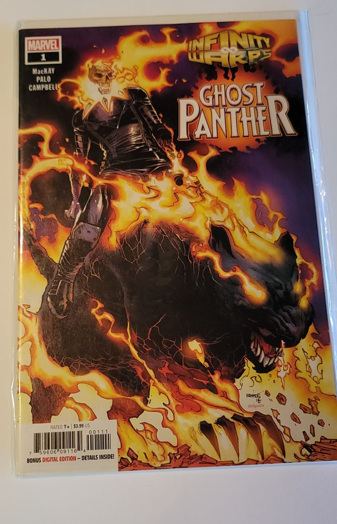 Infinity Warps: Fantasma Pantera Número 1 Marvel Comics