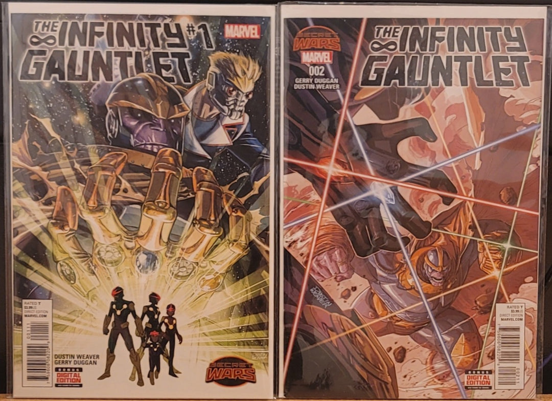 Marvel: Infinity Gauntlet Issue #1, 2 Comic Book