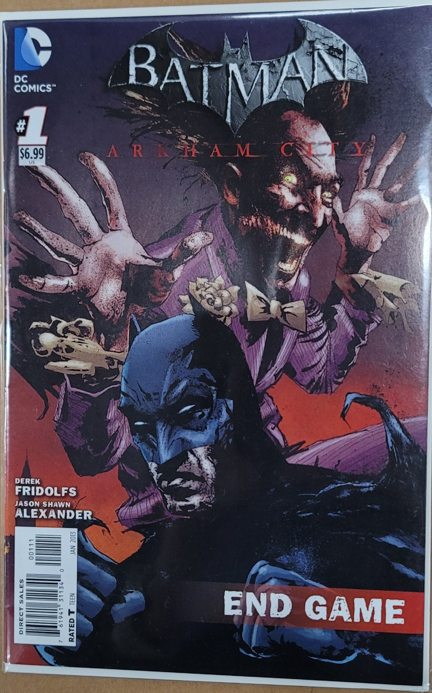 Batman Arkham City DC Comic Book # 1 Final del juego