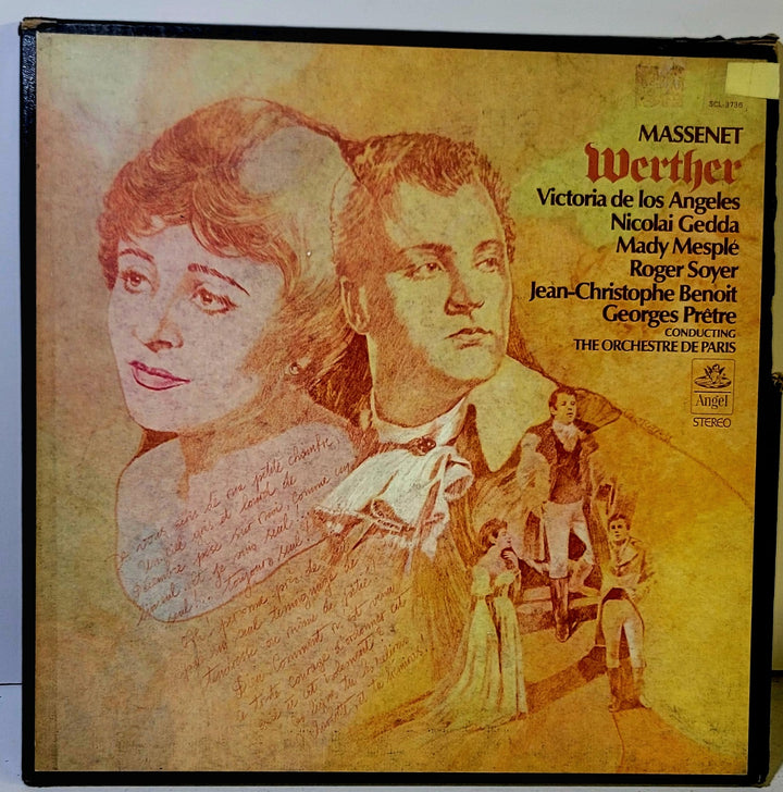 Massenet* - Victoria De Los Angeles, Gedda, Mesplé, Soyer, Benoit / Georges Prêtre conducting The Orchestre De Paris* ‎– Werther