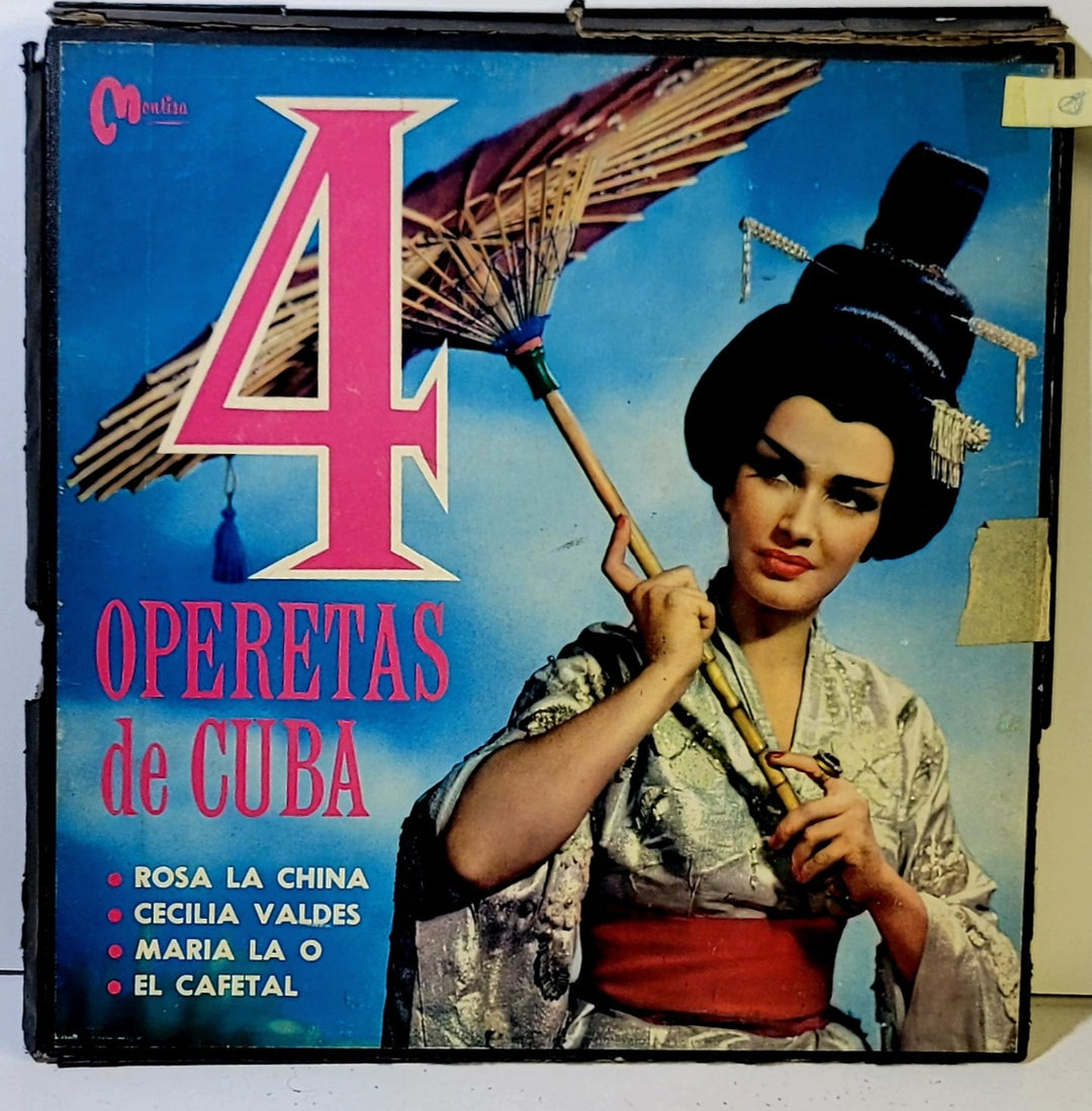 Ernesto Lecuona ‎– 4 Operetas de Cuba - Montisa ‎– FM-505 LP 12"