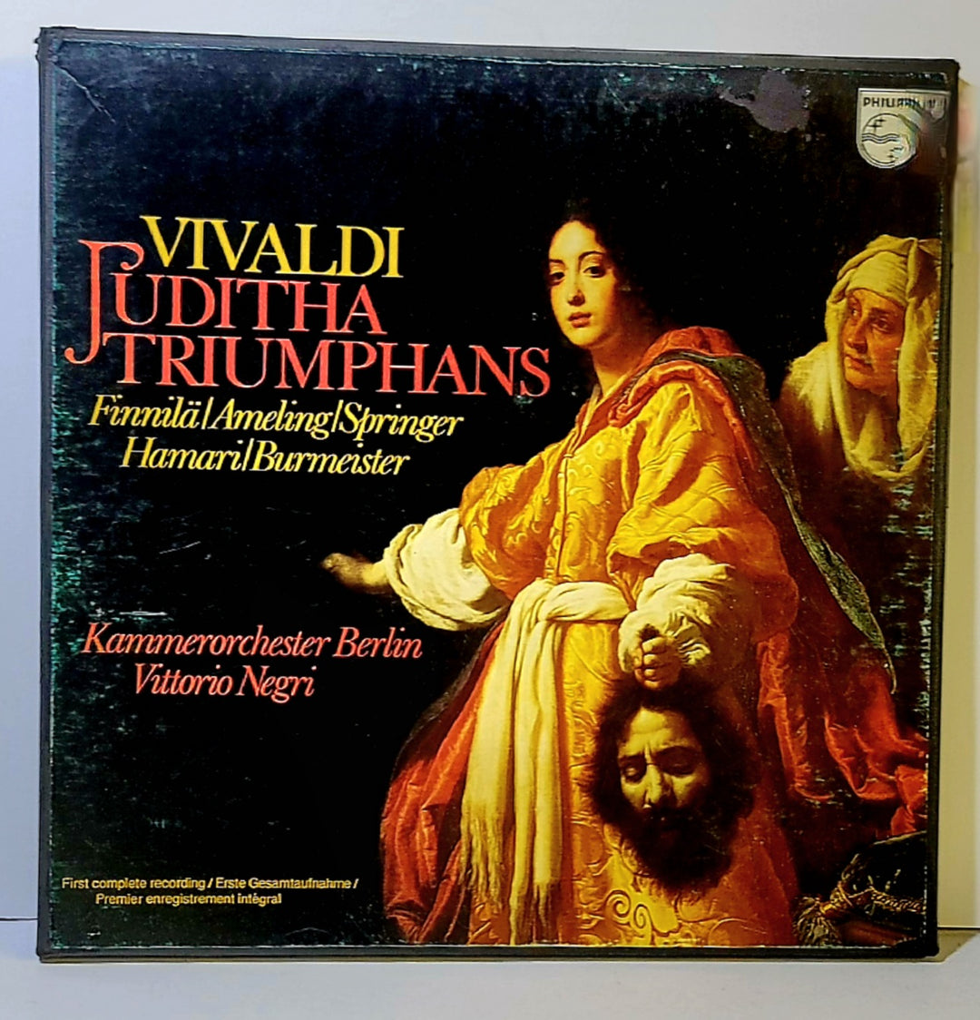 Vivaldi: 3LP - Finnila, Ameling, Berlin, Negri ‎– Juditha Triumphans