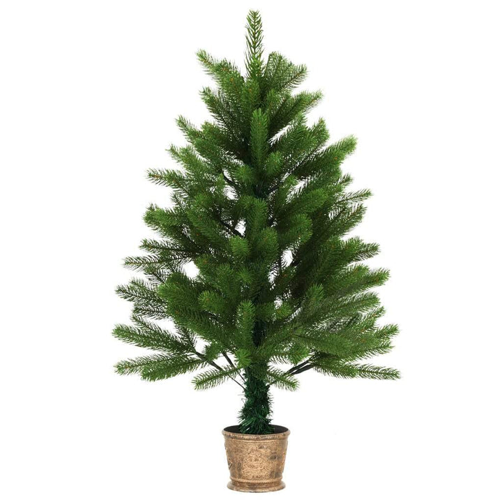 vidaXL Faux Christmas Tree Lifelike Needles Green Holiday Decor Multi Sizes