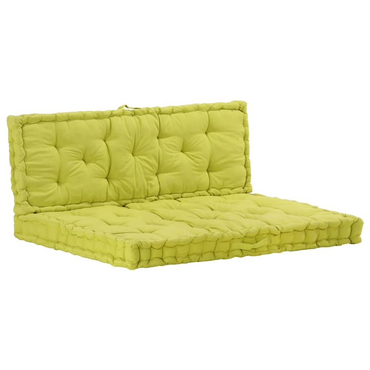 vidaXL 1/2x Pallet Floor Cushions Cotton Chair Sofa Seat Multi Colors/Sizes