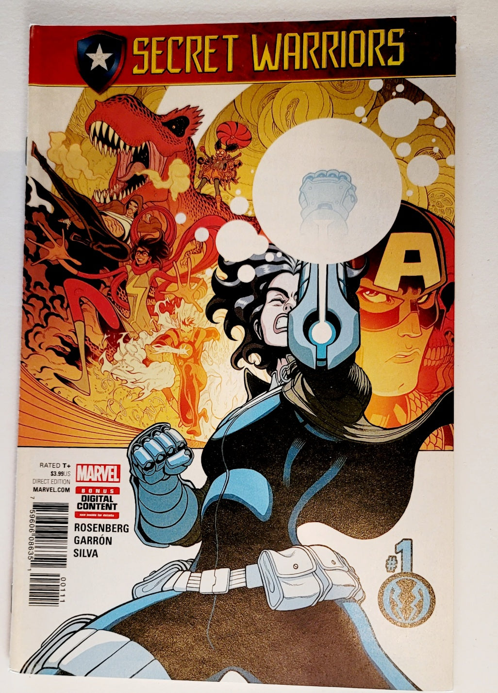 Secret Warriors #1 Issue Marvel Comic Book Bonus Digital Content