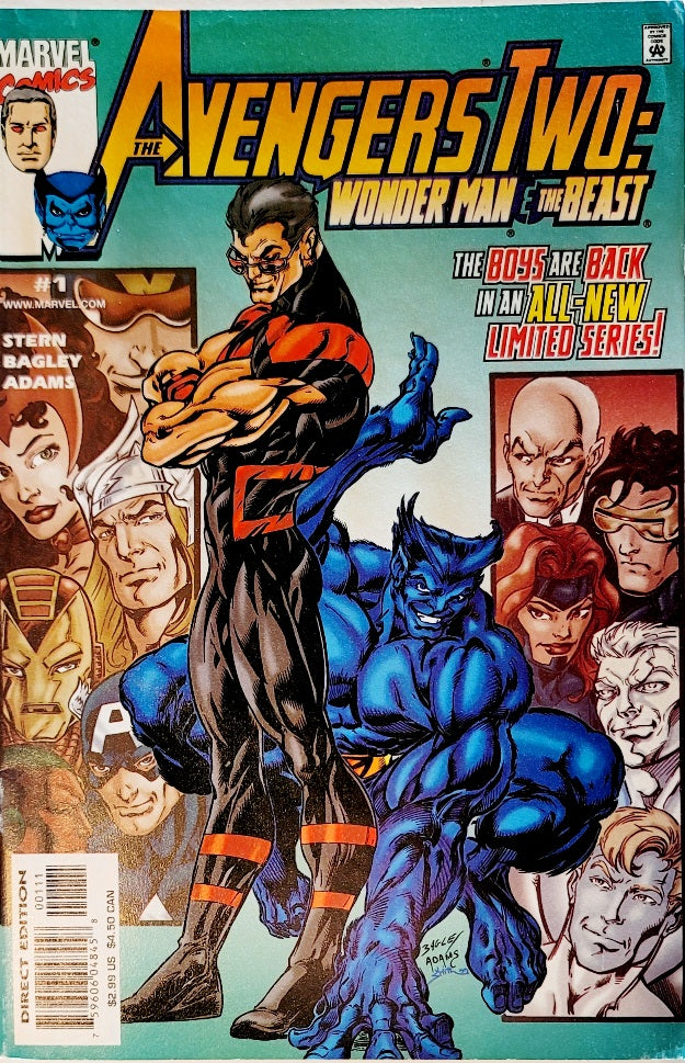 Avengers Two: Wonderman & The Beast  Marvel Comic Book #1