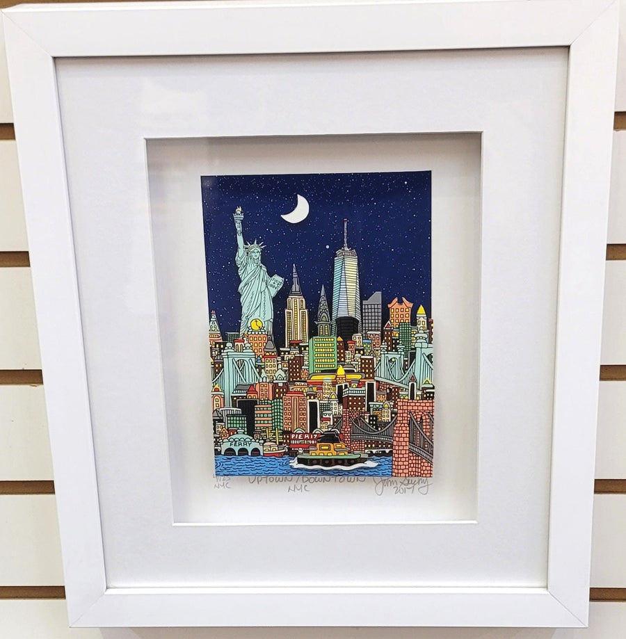 Manhattan John Suchy Limited Edition NYC Signed:"Uptown, Downtown" - Deal Changer