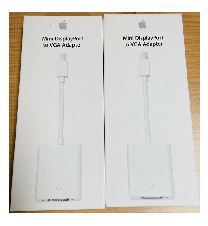 Apple A1307 Mini DisplayPort to VGA Set of 2 Video Adapters - Deal Changer