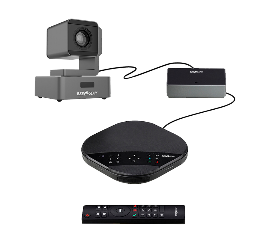 Conferencing Kit with 1080P FHD PTZ Camera and Speakerphone