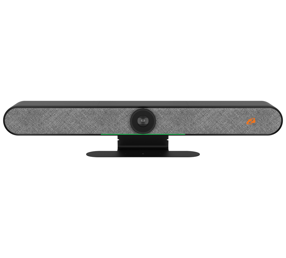 Intelligent 4K UHD All-In-One Auto Tracking Video Bar with HDMI/USB-C and 20W Speakers/6-MEMS Microphones (Black)