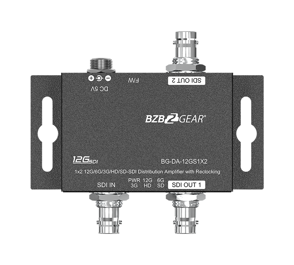 4K UHD 12G-SDI 1x2 Splitter/Distribution Amplifier