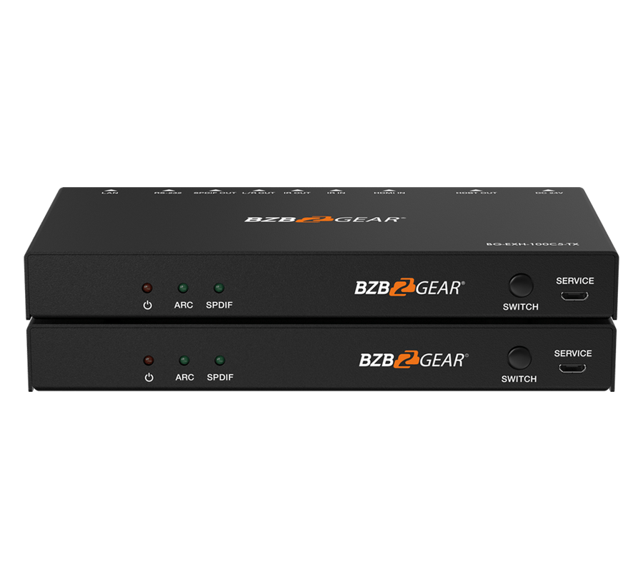 4K UHD HDMI HDBaseT Extender with IR/ARC/PoC/RS-232/Ethernet and Audio Embedding/De-embedding up to 330ft