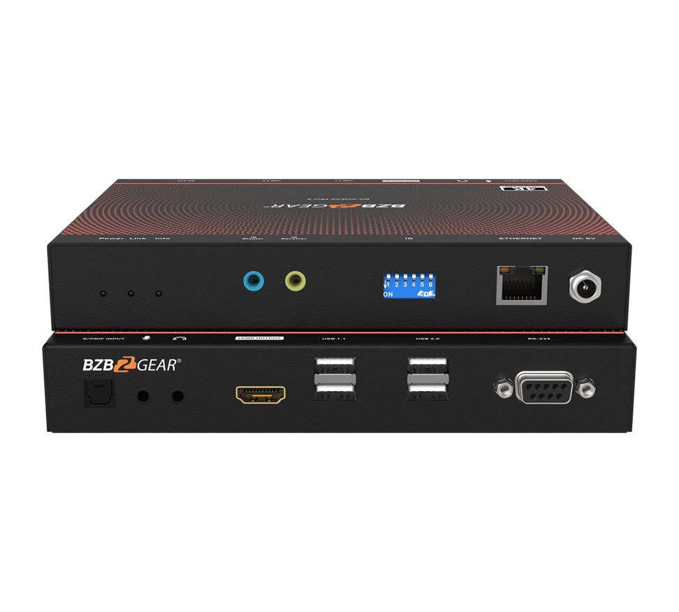 4K UHD HDMI 2.0 over IP Multicast Receiver with Video Wall, KVM & PoE support
