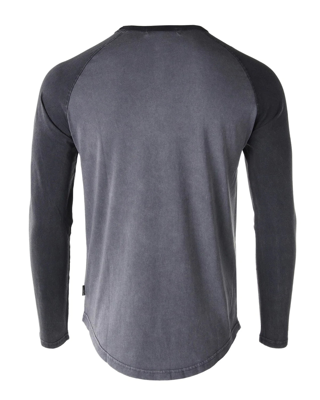 ZIMEGO Mens Athletic Fit Baseball Retro Contrast Long Sleeve Raglan T-Shirt