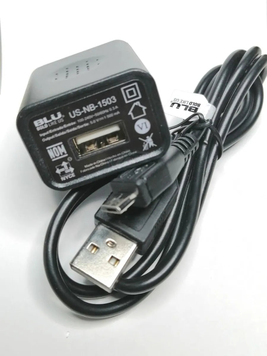 5 件装交流壁式充电器 5V 1.5a 带 Micro USB 3 英尺电缆