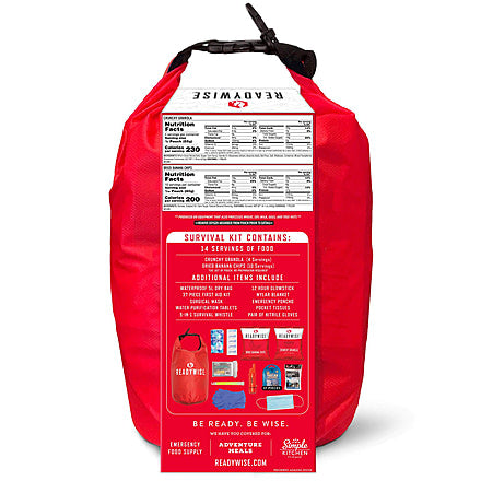 Kit básico de supervivencia de emergencia Grab and go Dry Bag