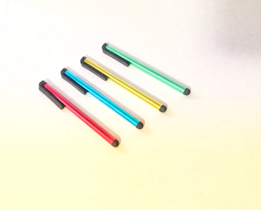 Lightweight Metal Stylus Pen Universal Blue Red Gold Green - Lot of 4 - Deal Changer