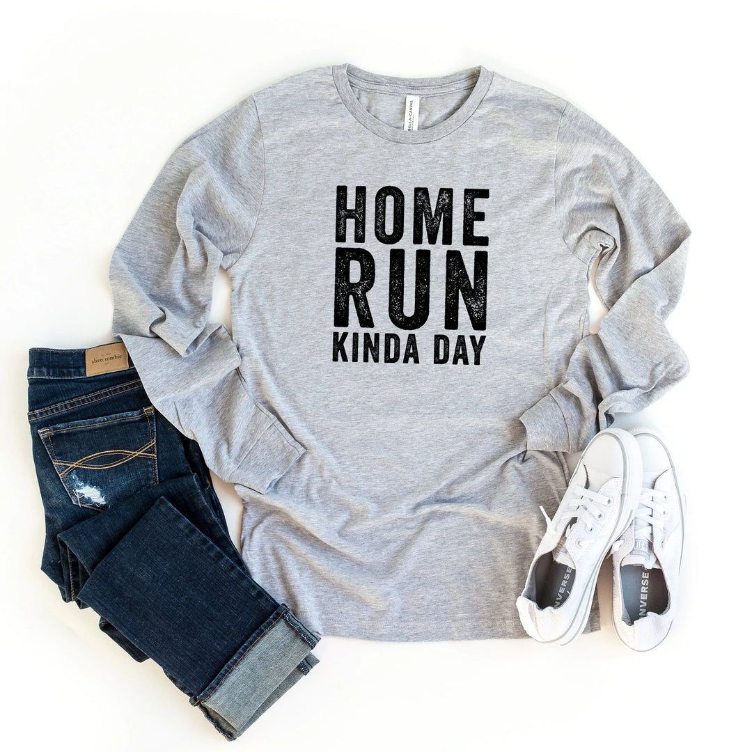 Home Run Kinda Day | Long Sleeve Crew Neck
