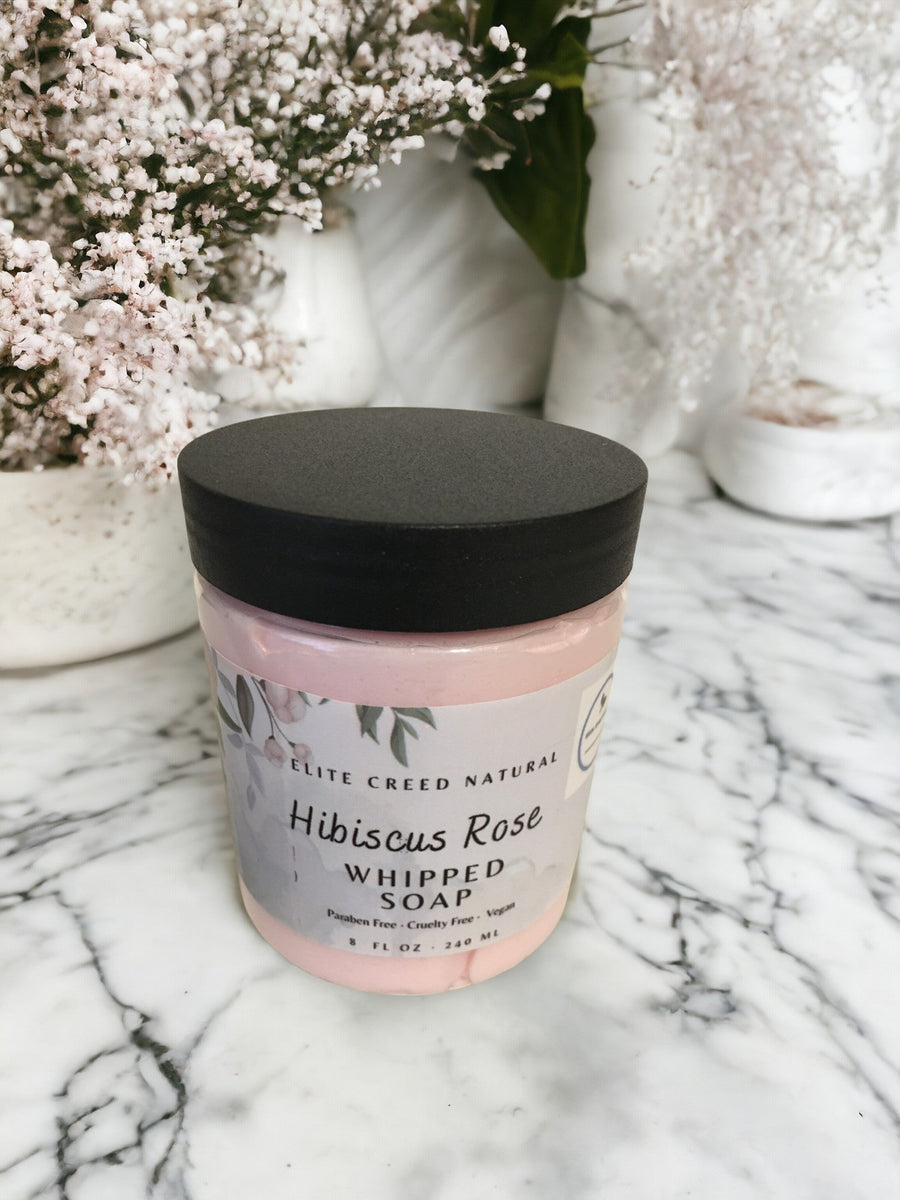Hibiscus Rose Whipped Soap-0