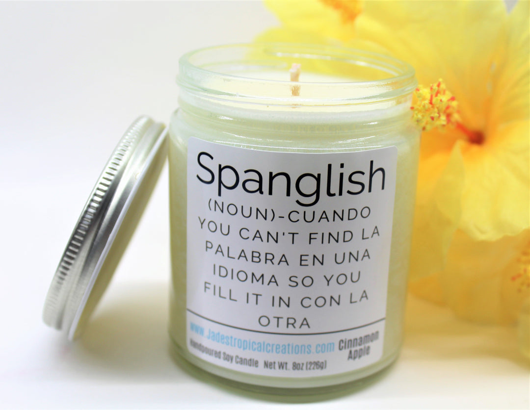 Spanglish Spanish Scented Candle