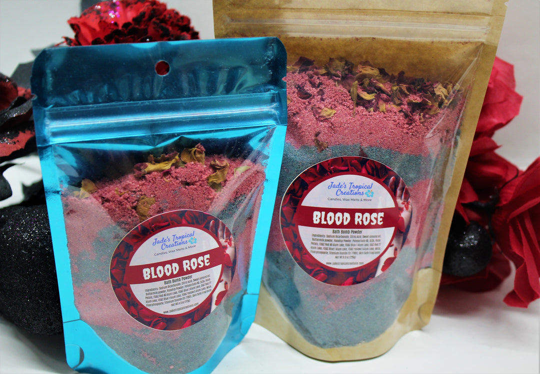 Blood Rose Bath Bomb Powder
