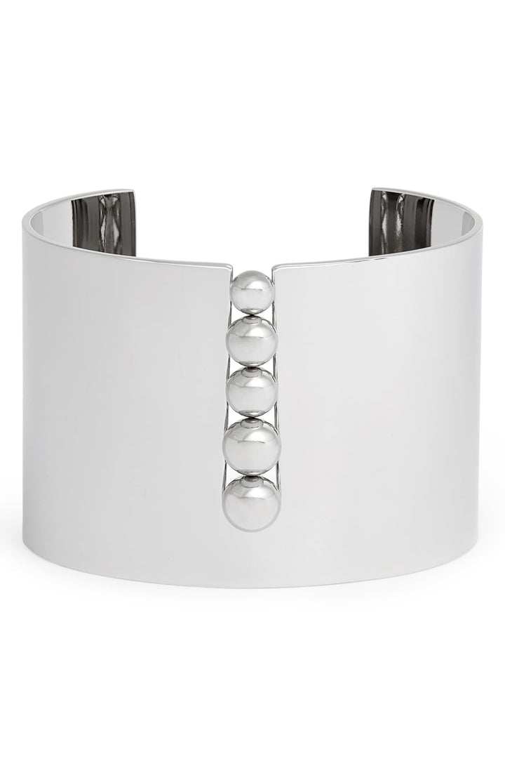 Inset Bead Wide Cuff | More Colors Available
