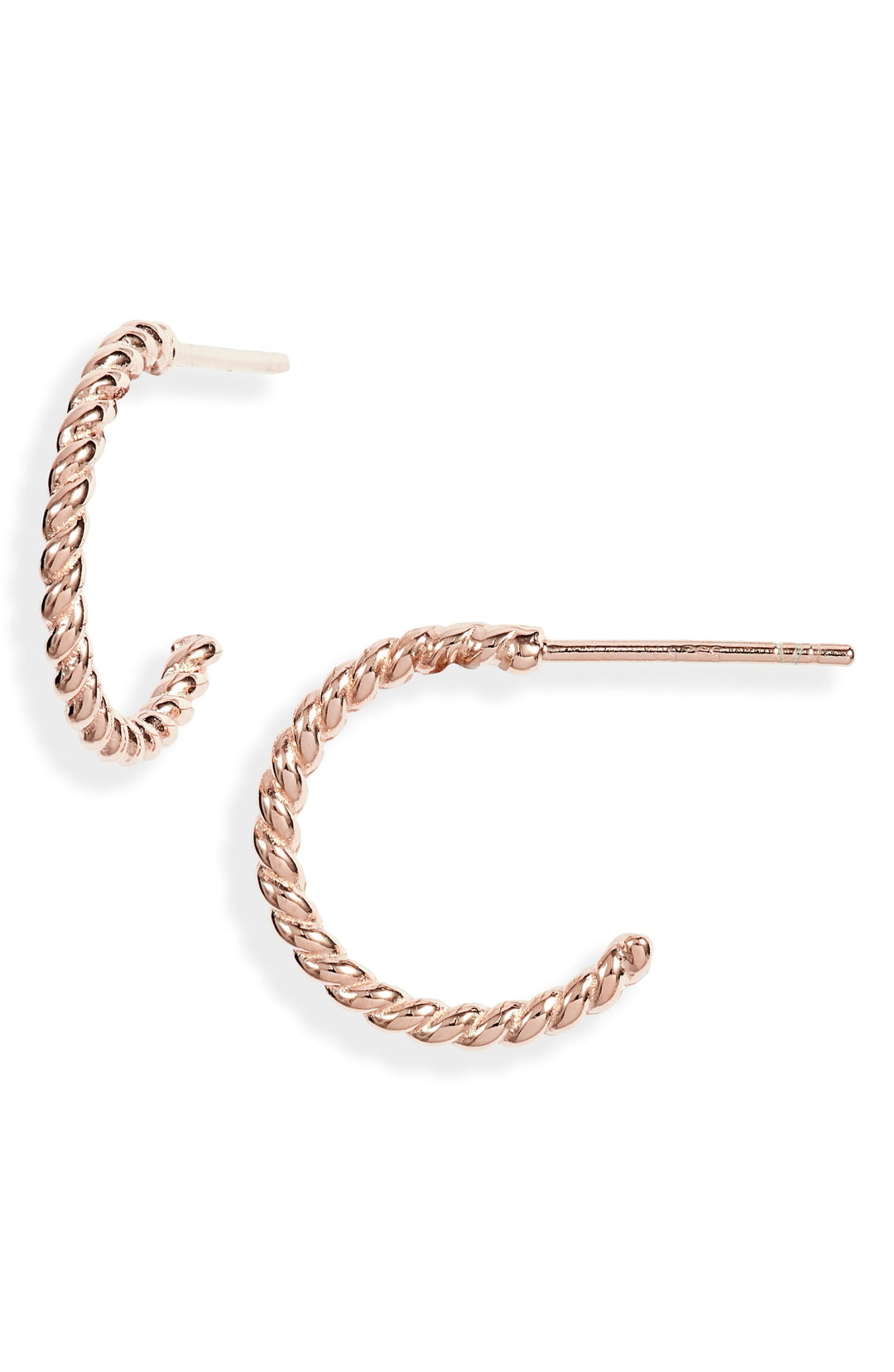 Twisted Mini Hoop Earrings | More Colors Available