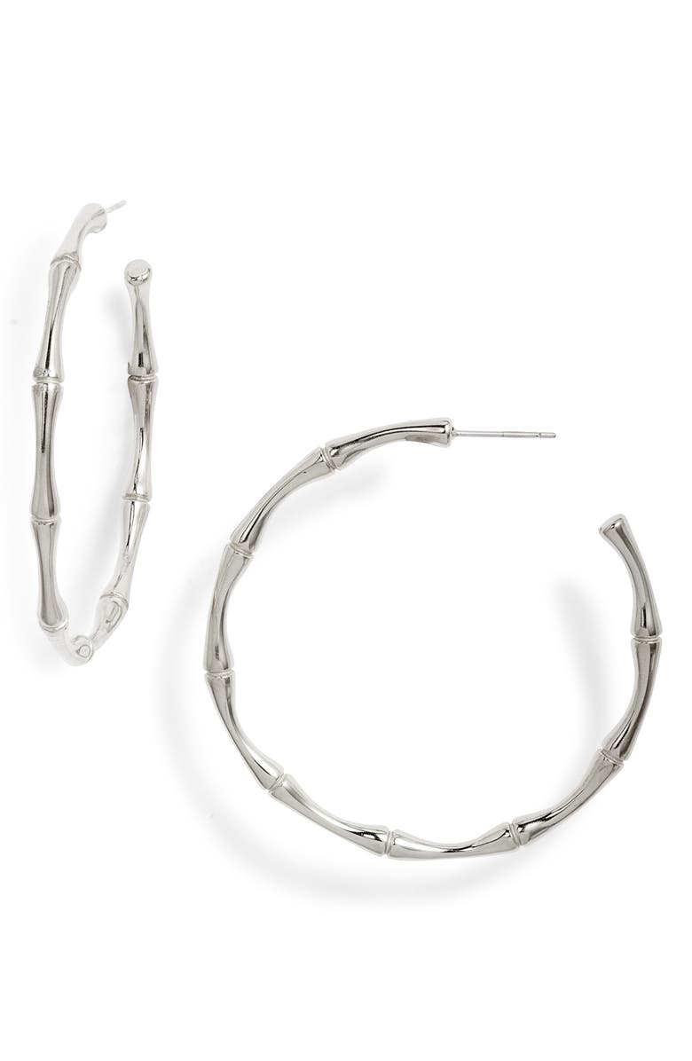 Bamboo Hoop Earrings | More Colors Available